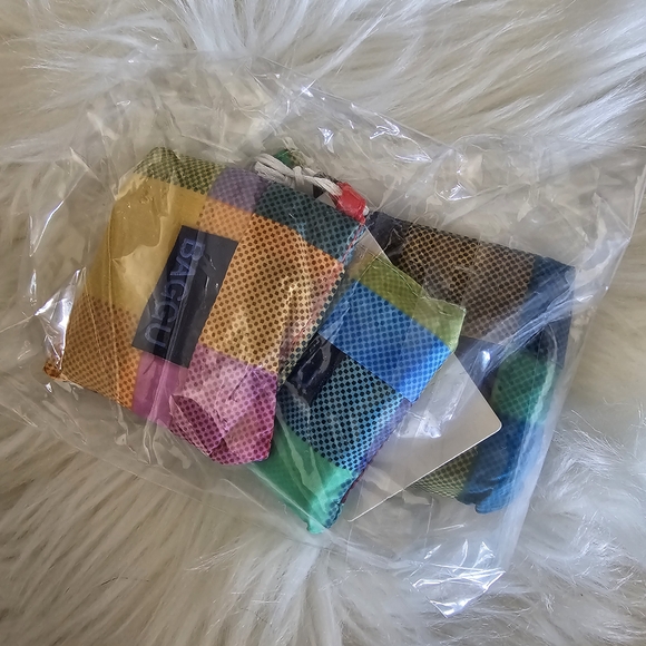 BAGGU Wine Bags - Madras Mix - Picture 6 of 7